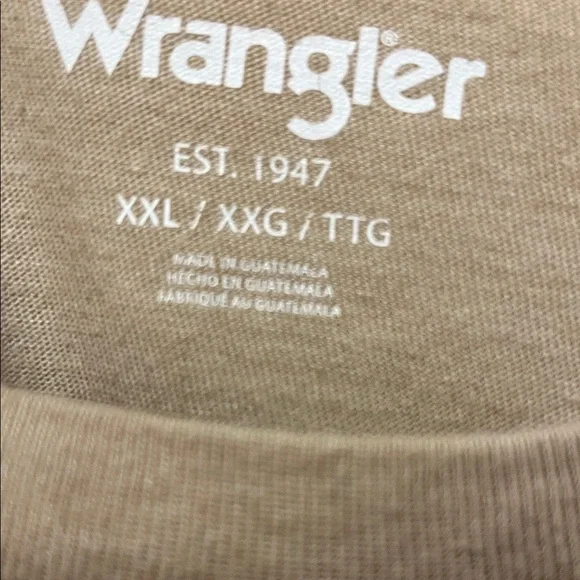 Wrangler Tan Graphic T-Shirt for Men xxl - Picture 3 of 4